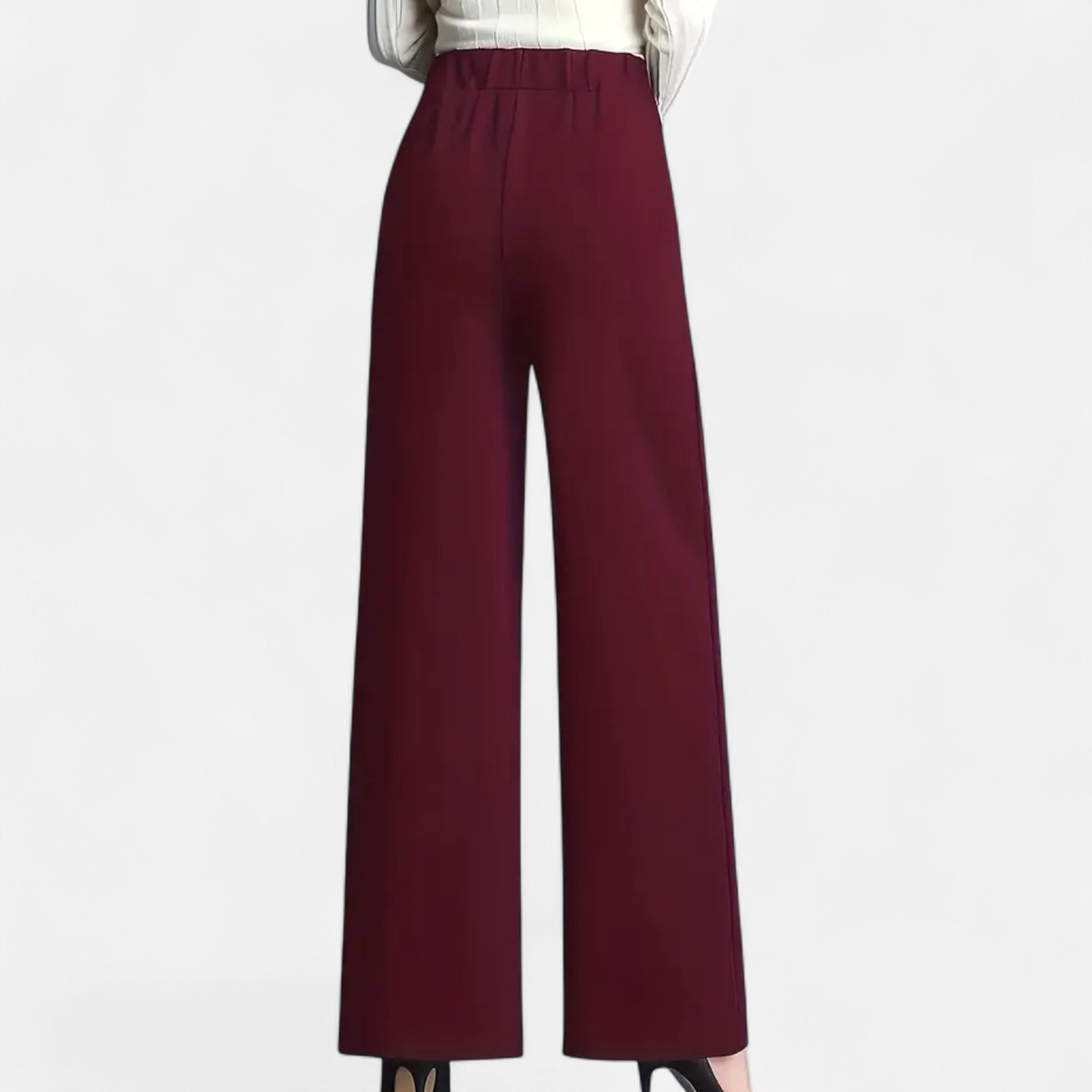 Women Trousers | High Waist Wide Leg Pants-Women Pants-Eltrendio