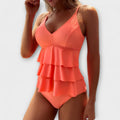 Tankini Sets | Layered Two Piece Swimsuit-Women Swimsuit-Eltrendio