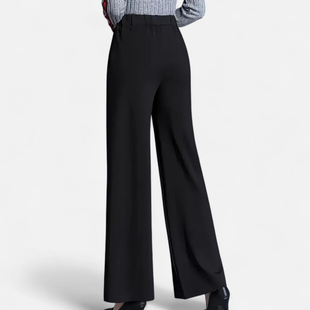 Women Trousers | High Waist Wide Leg Pants-Women Pants-Eltrendio