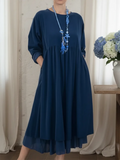 Women Dress | Relaxed Midi Everyday Dress-Women Shoes-Eltrendio