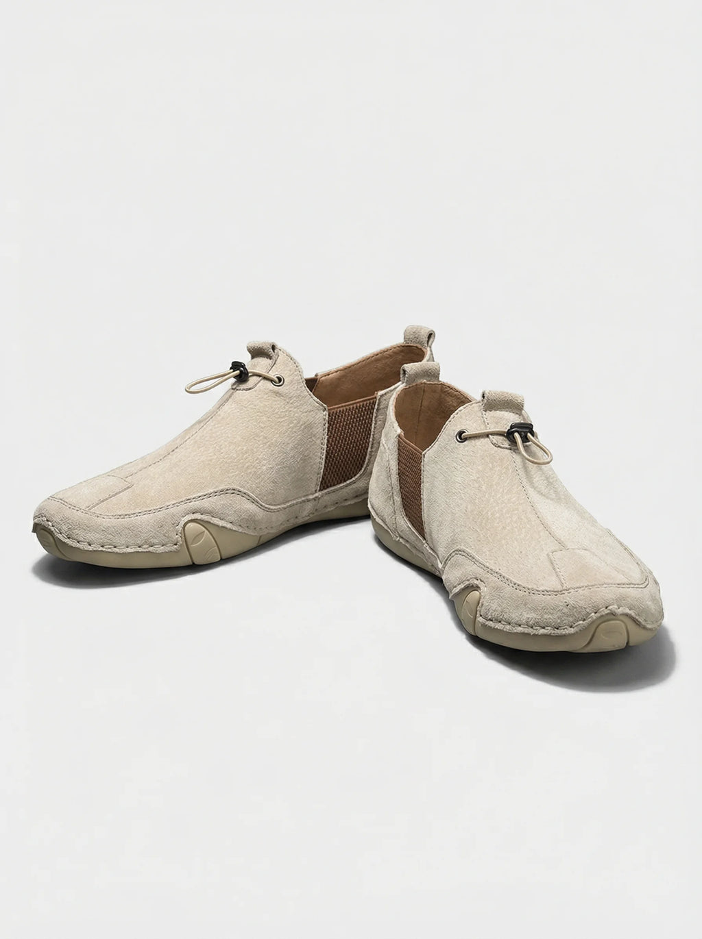 Men Slip On Trainers | Elastic Panel Design