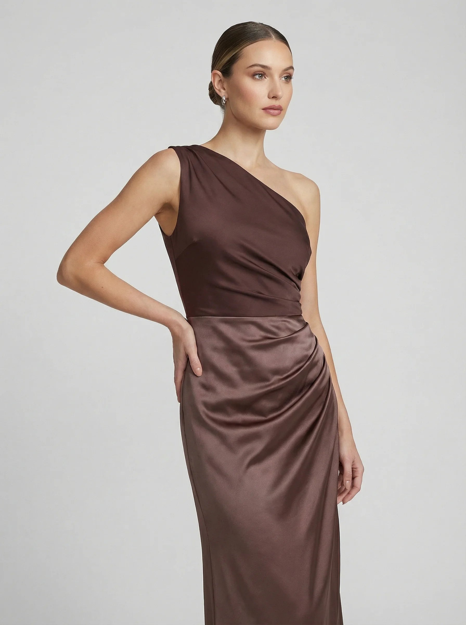 Women Maxi Dress | Draped Waist Silhouette