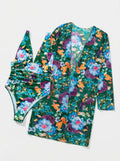 Women Swimsuit | Floral One Piece Monokini-Women Swimsuit-Eltrendio