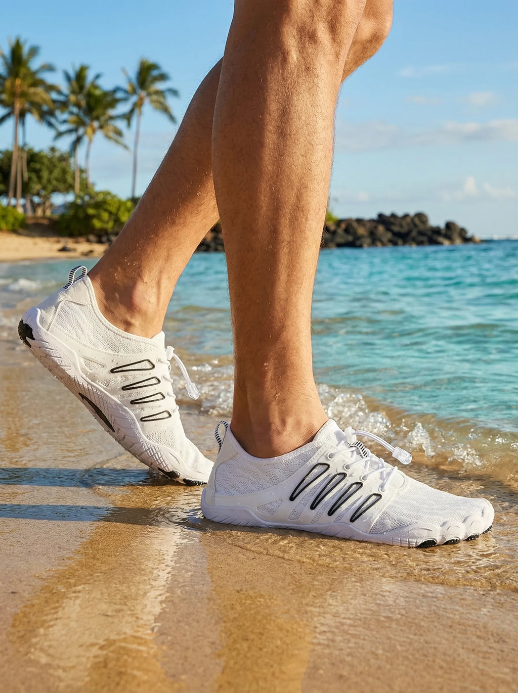Water Shoes | Lace Up Aqua Swim Shoes-Water Shoes-Eltrendio