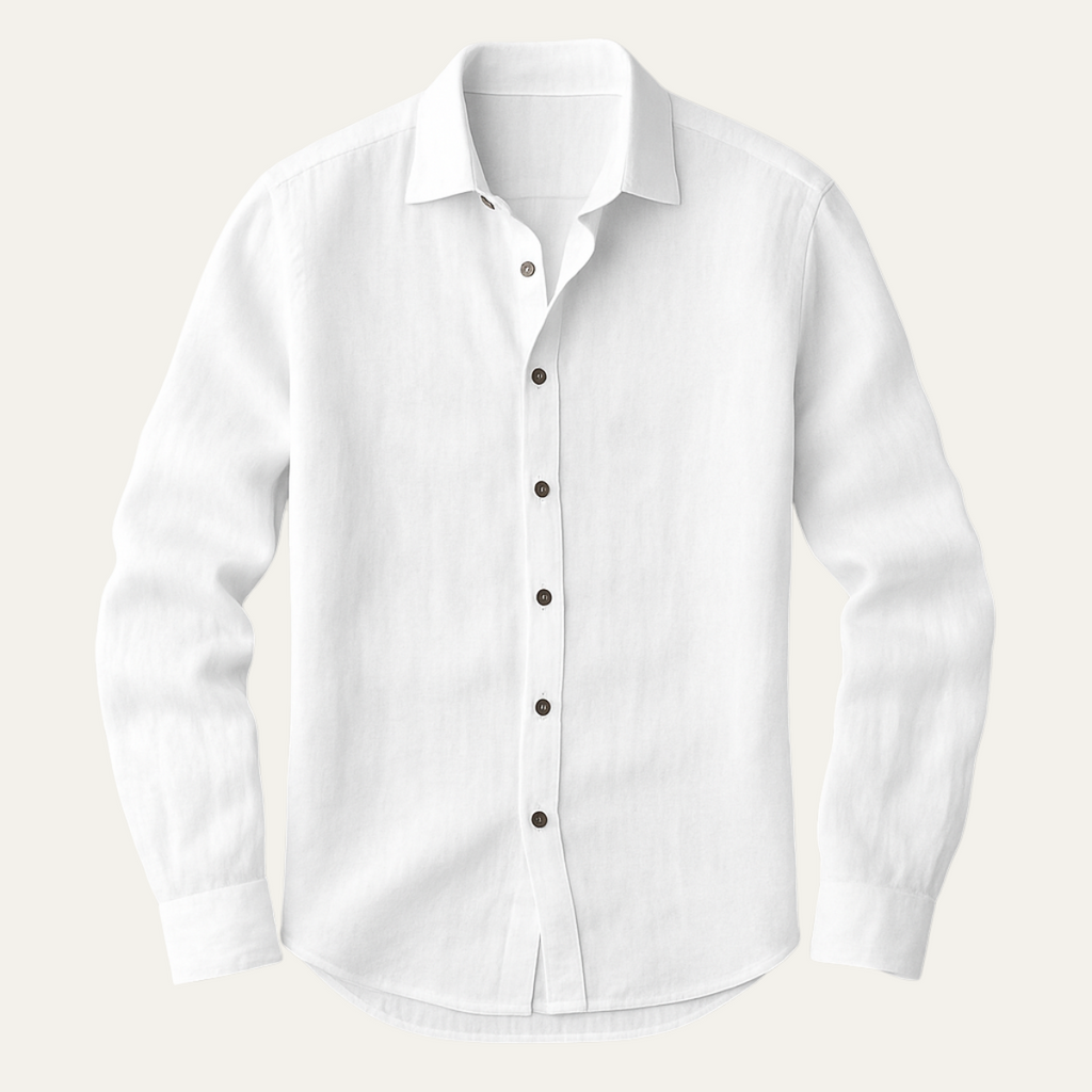 Ashford | Men’s Button Front Casual Shirt | Turn Down Collar Long Sleeves Daily Wear-Men Shirt-Eltrendio
