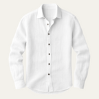 Ashford | Men’s Button Front Casual Shirt | Turn Down Collar Long Sleeves Daily Wear-Men Shirt-Eltrendio