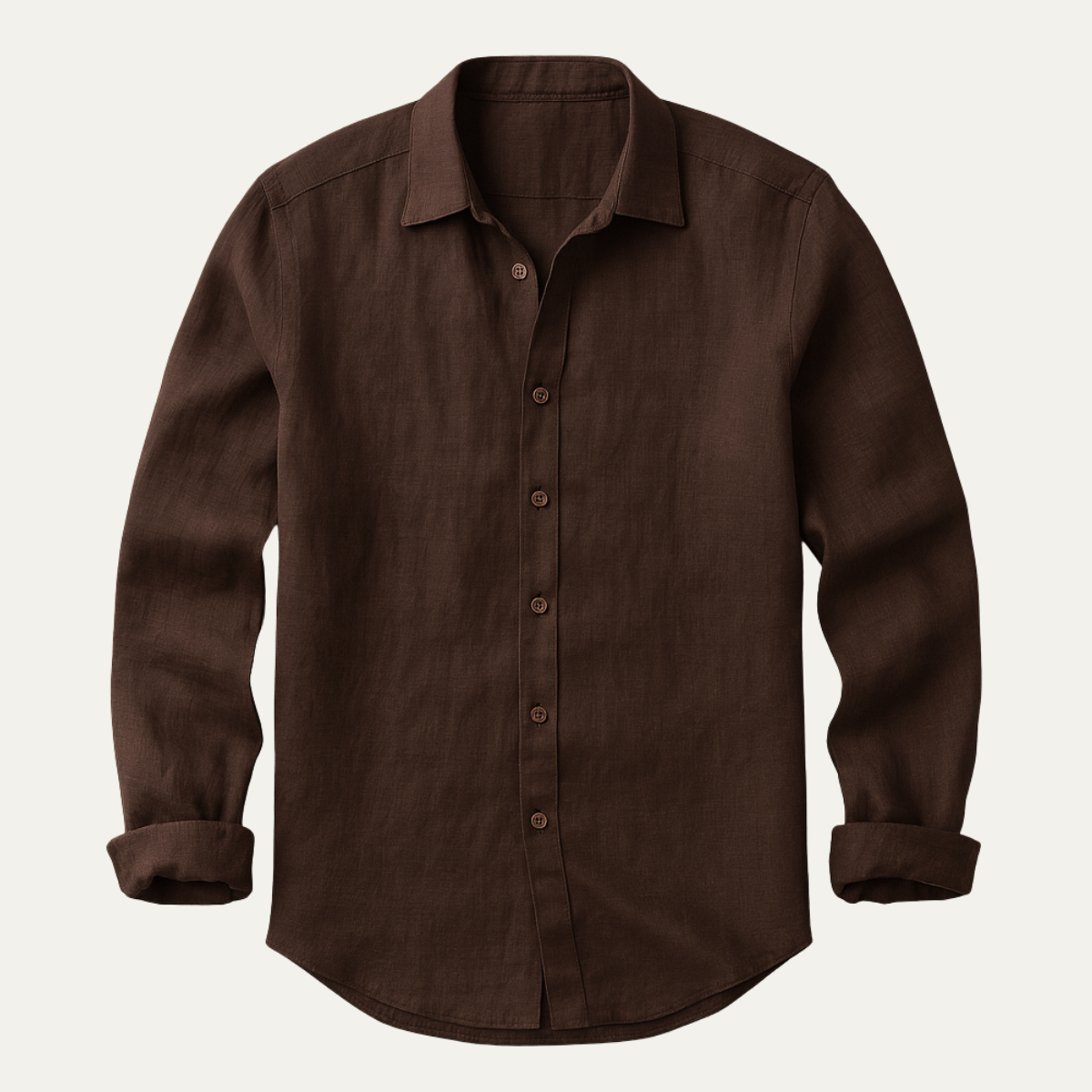 Ashford | Men’s Button Front Casual Shirt | Turn Down Collar Long Sleeves Daily Wear-Men Shirt-Eltrendio