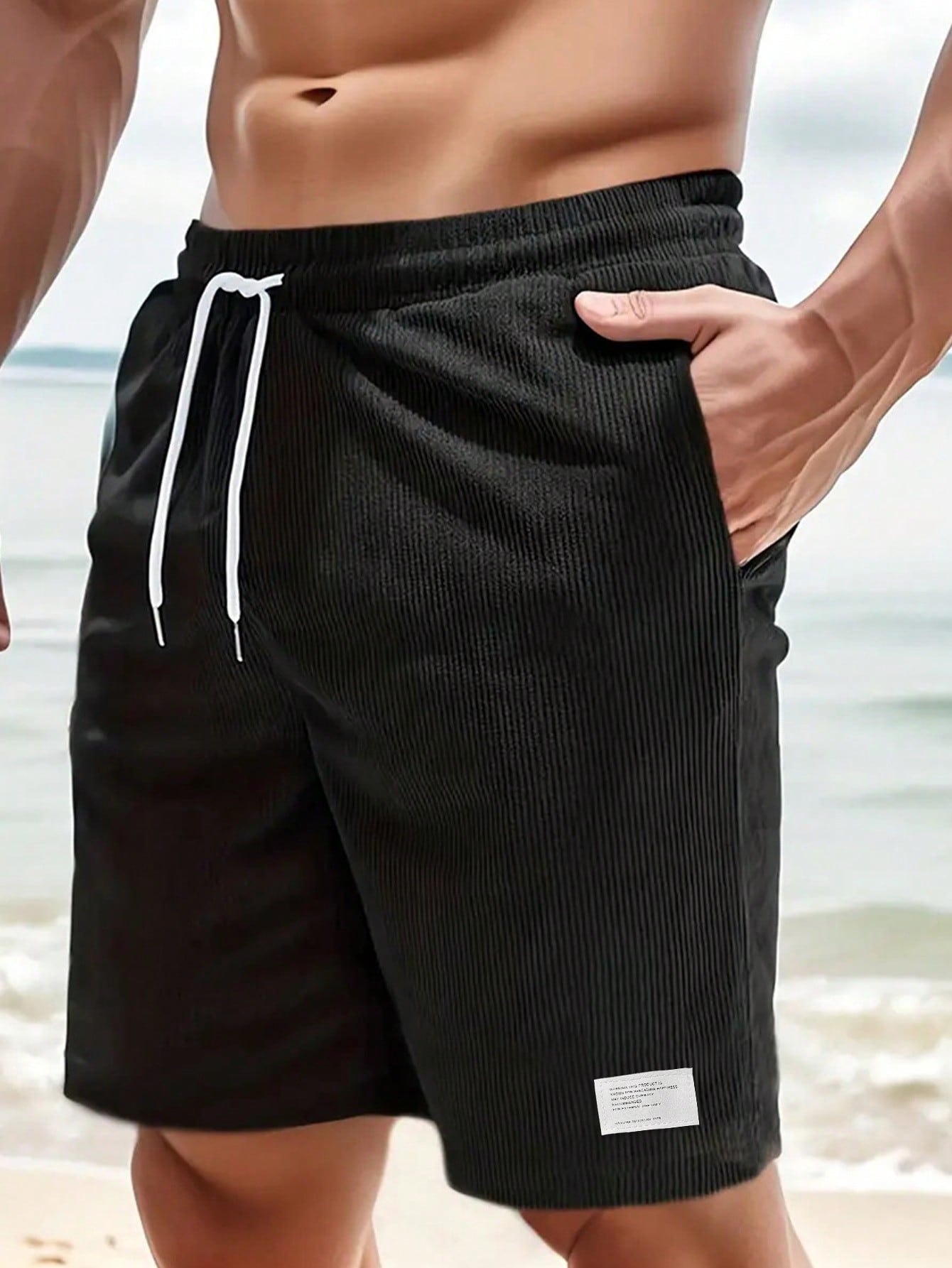 Bettina | Men's Summer Casual Drawstring Shorts - Image 8