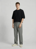 Men Wide Leg Trousers | Drawstring Waist Loose Summer Style-Men Trousers-Eltrendio