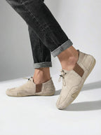 Men Slip On Trainers | Elastic Panel Design-Men Shoes-Eltrendio