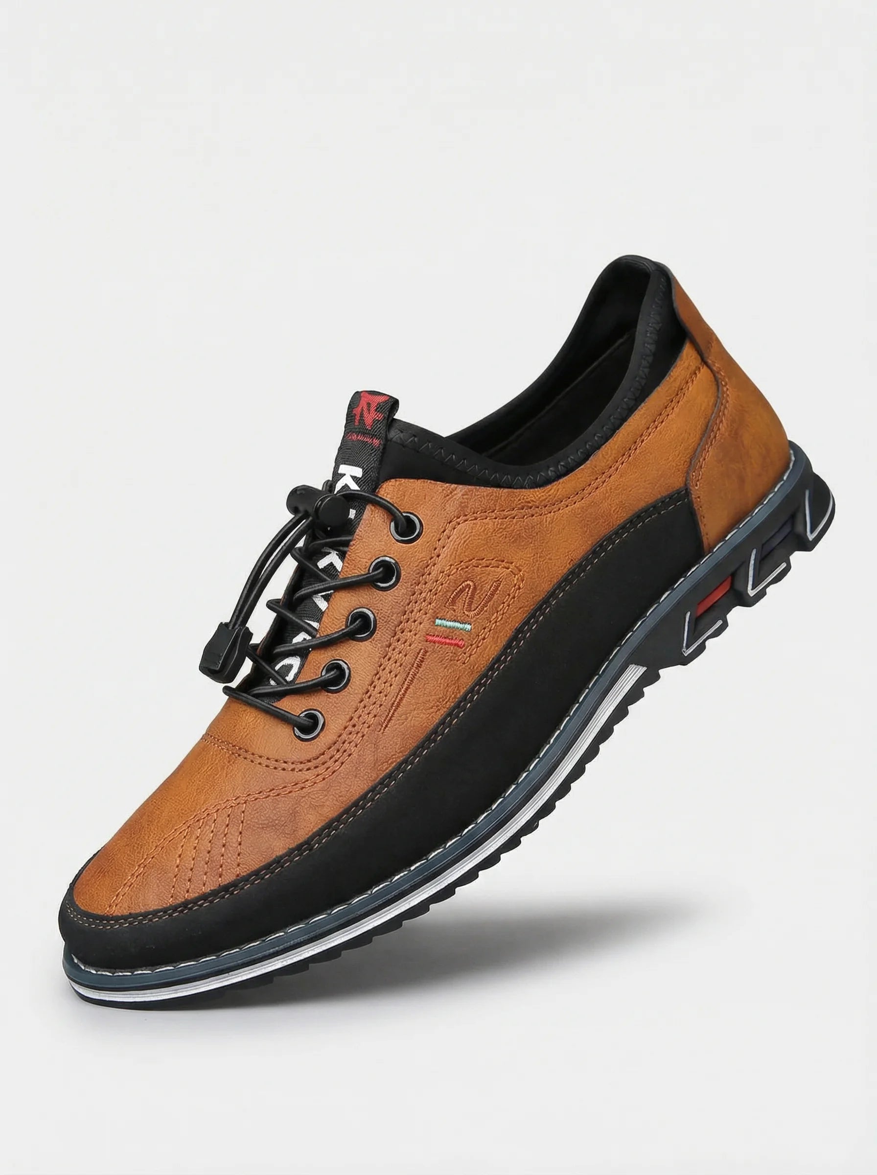 Men Casual Trainers | Lace Up Contrast Design