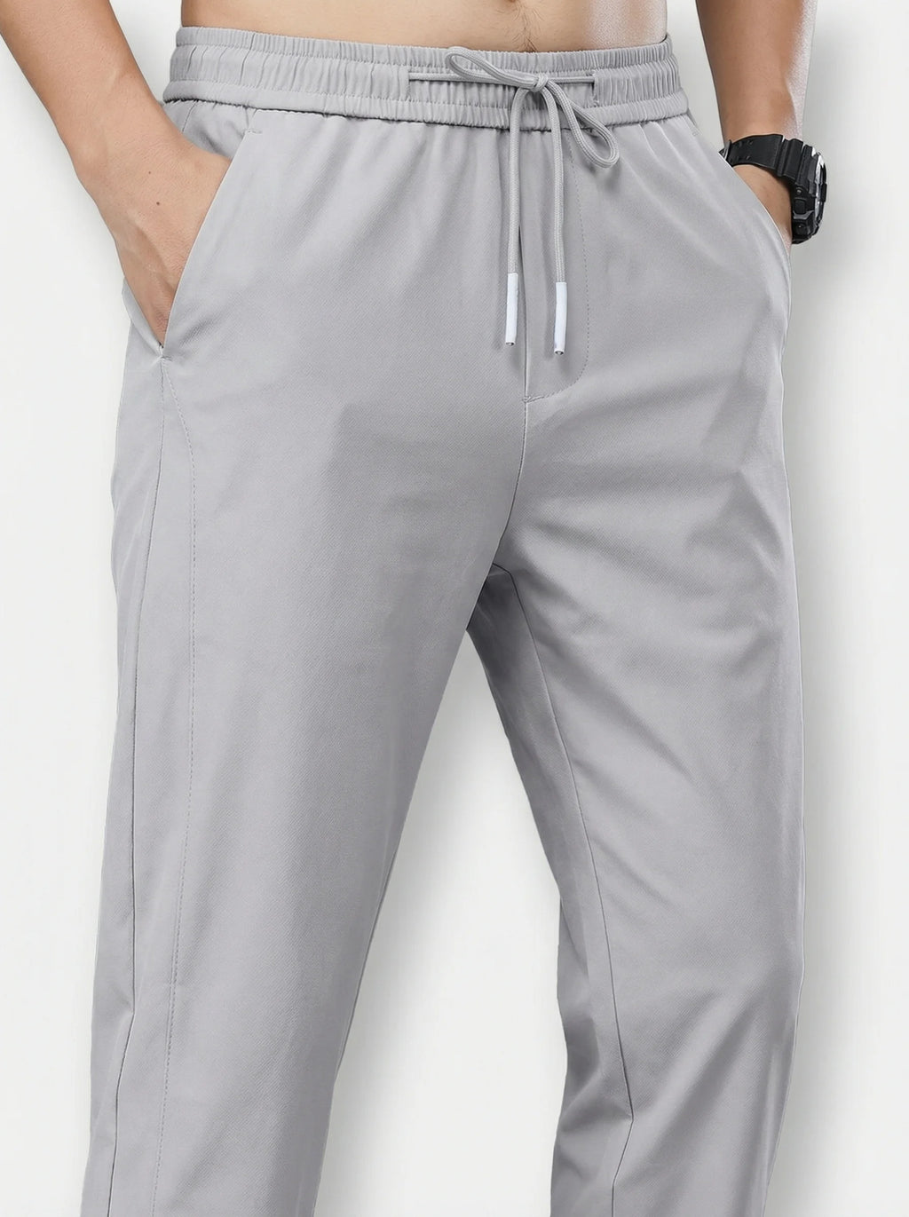 Men Joggers | Drawstring Waist Slim Fit Casual Style-Men Joggers-Eltrendio