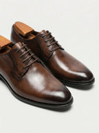 Men Derby Shoes | Classic Lace Up Design-Men Shoes-Eltrendio