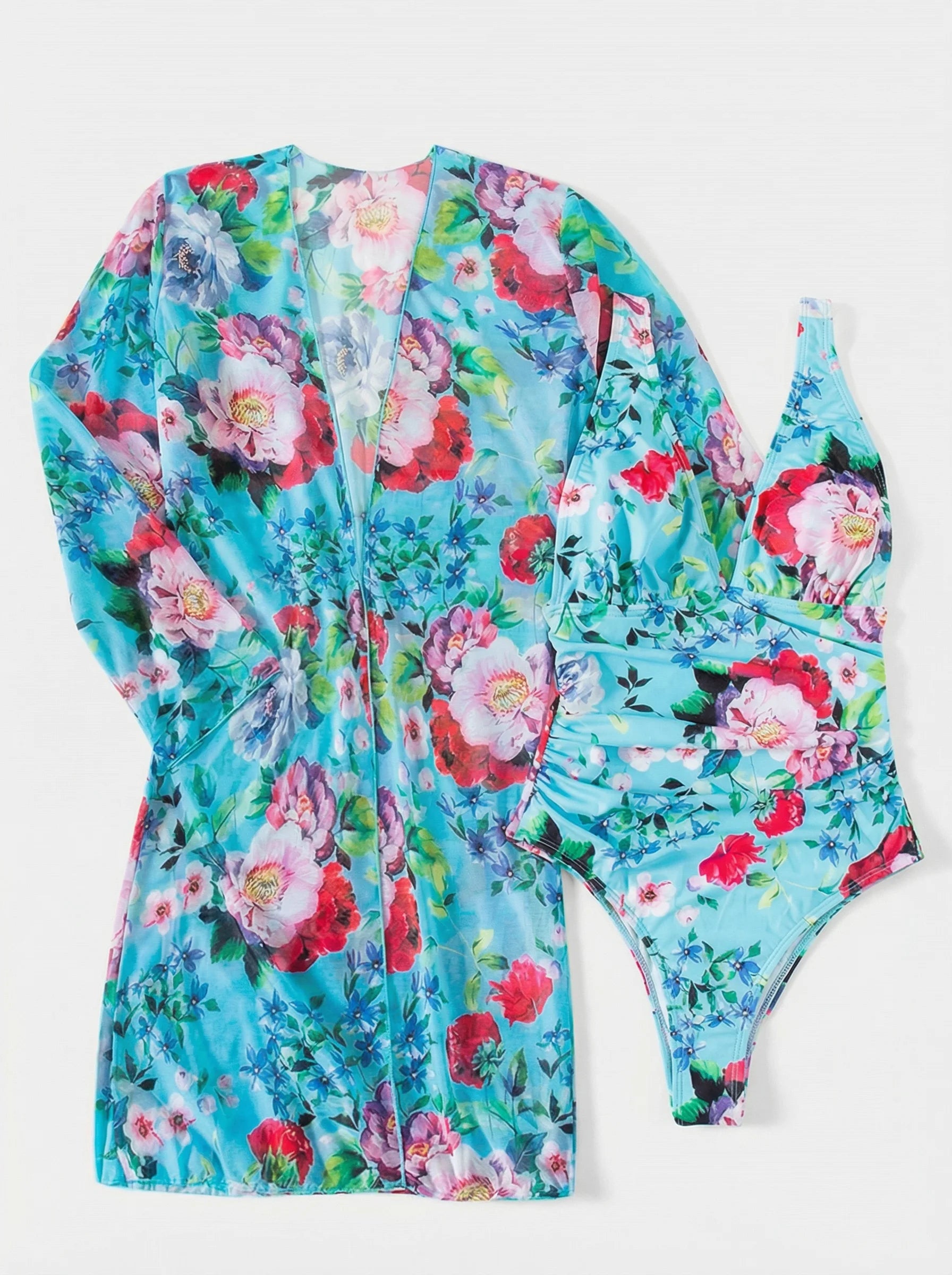 Women Swimsuit | Floral One Piece Monokini-Women Swimsuit-Eltrendio