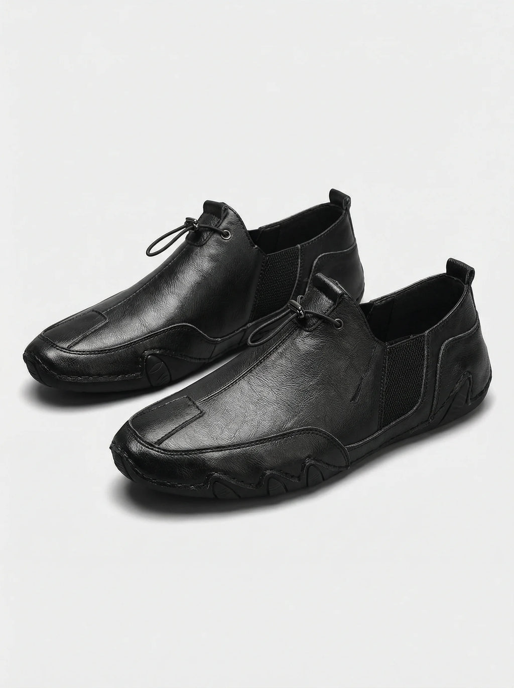 Men Slip On Trainers | Elastic Panel Design