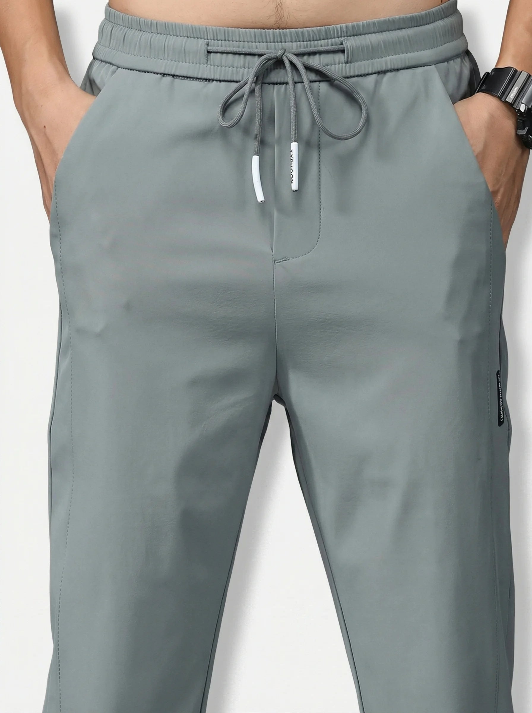 Men Joggers | Drawstring Waist Slim Fit Casual Style-Men Joggers-Eltrendio