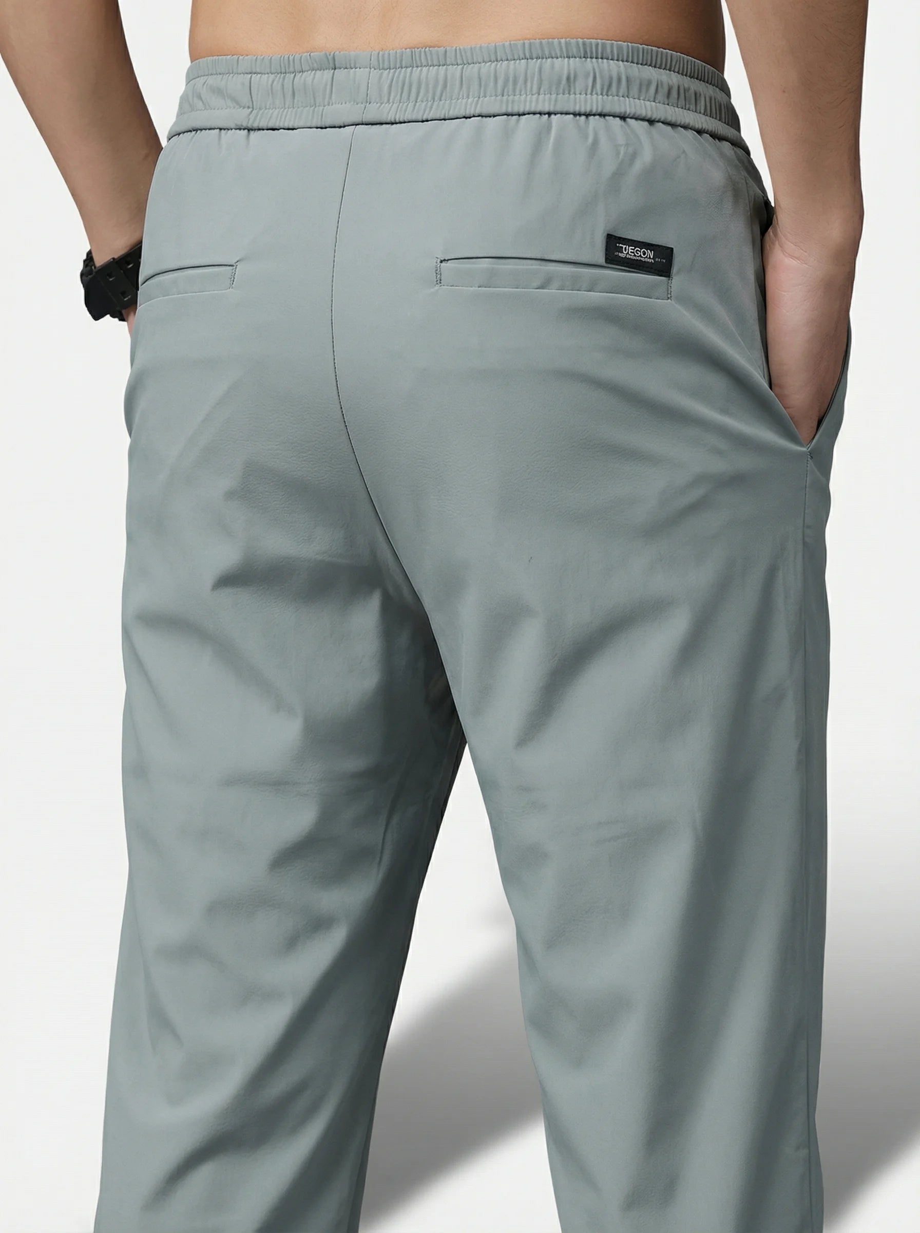 Men Joggers | Drawstring Waist Slim Fit Casual Style-Men Joggers-Eltrendio