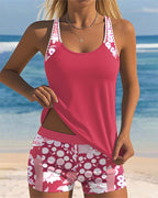 Womens Tankini Set | Two Piece Swimwear-Women Swimsuit-Eltrendio
