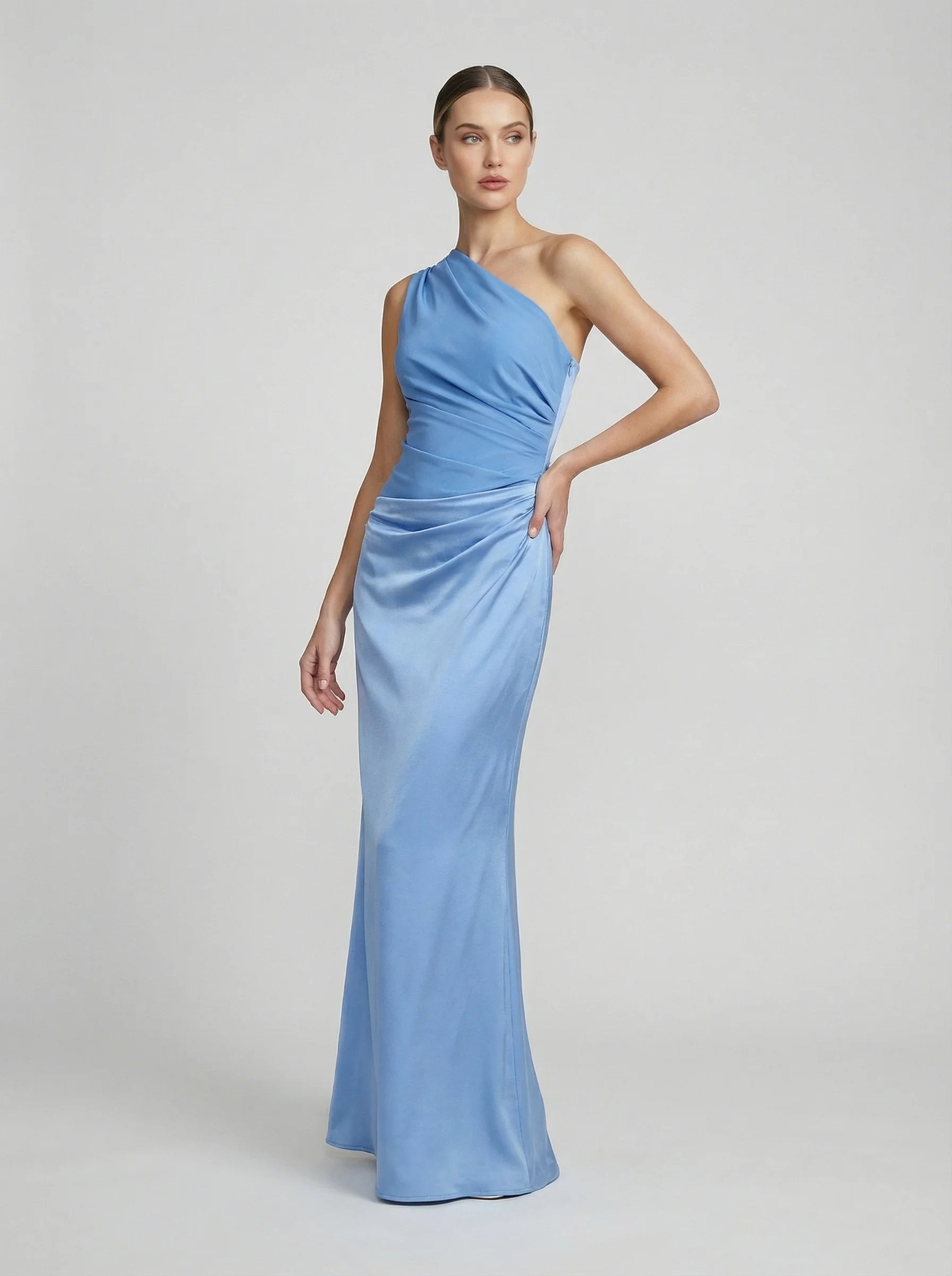 Women Maxi Dress | Draped Waist Silhouette