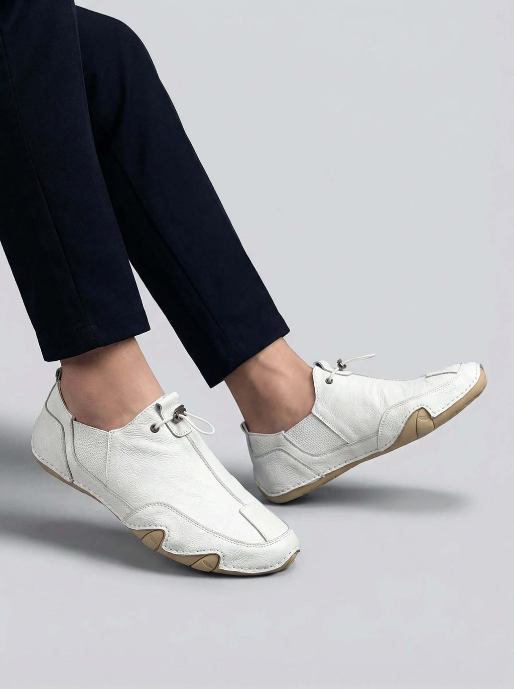 Men Slip On Trainers | Elastic Panel Design-Men Shoes-Eltrendio