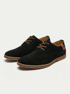Men Oxford Shoes | Lace Up Smart Design-Men Shoes-Eltrendio