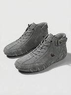 Men High Top Trainers | Lace Up Outdoor Design-Men Shoes-Eltrendio