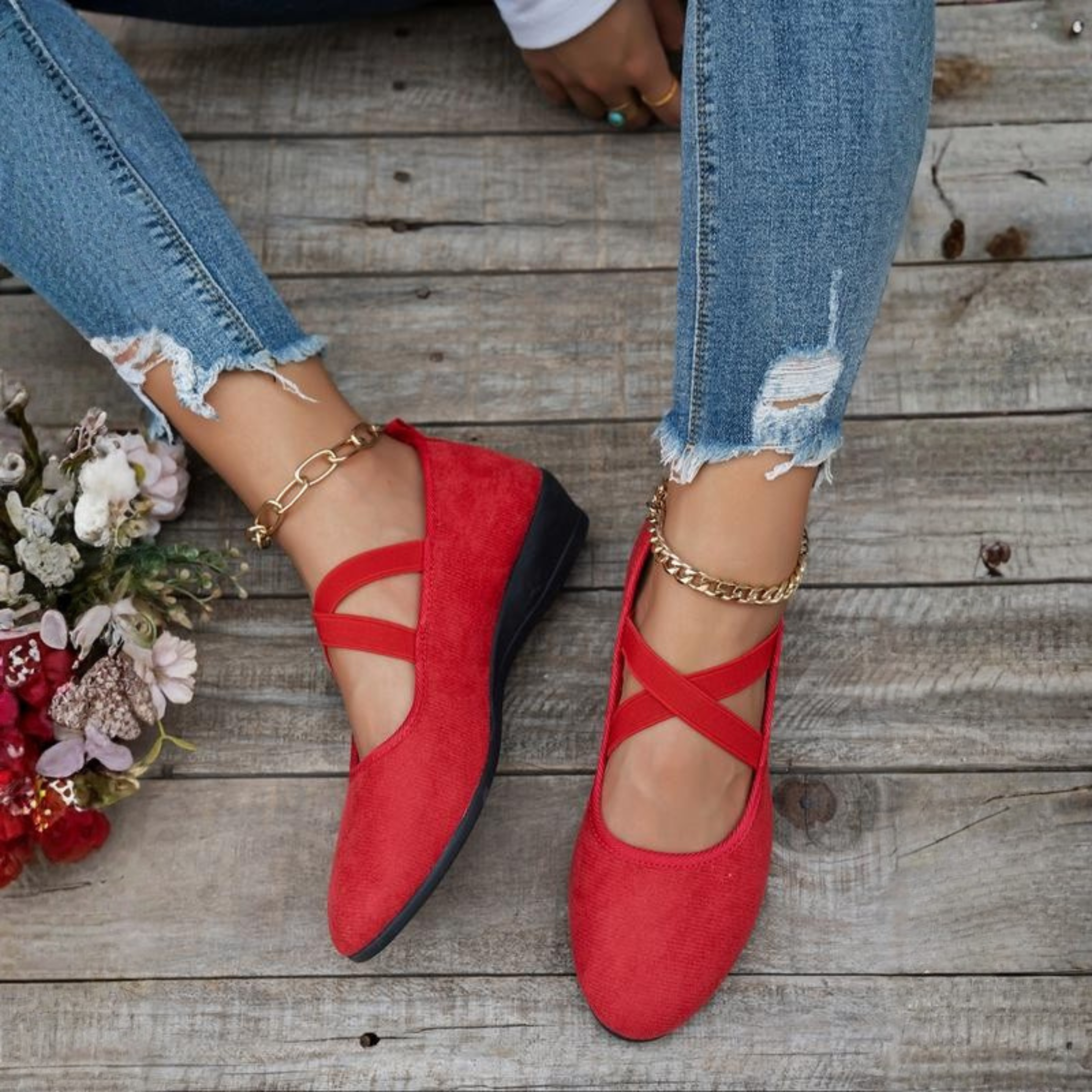 Mary Jane Shoes | Ballet Pumps-Women Shoes-Eltrendio