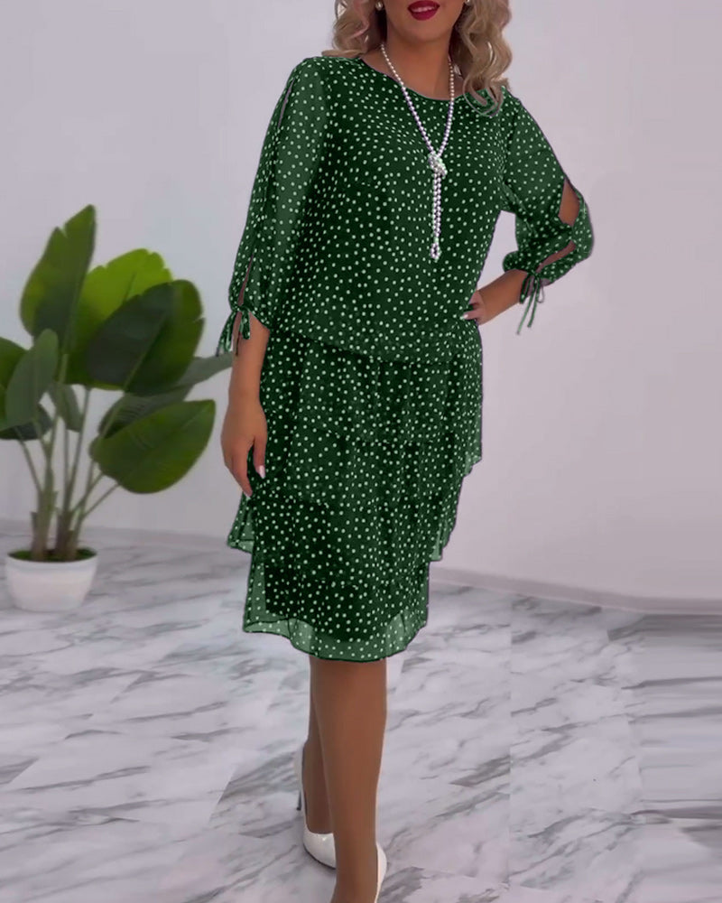 Women Dress | Elegant Summer Midi Dress-Women Dress-Eltrendio