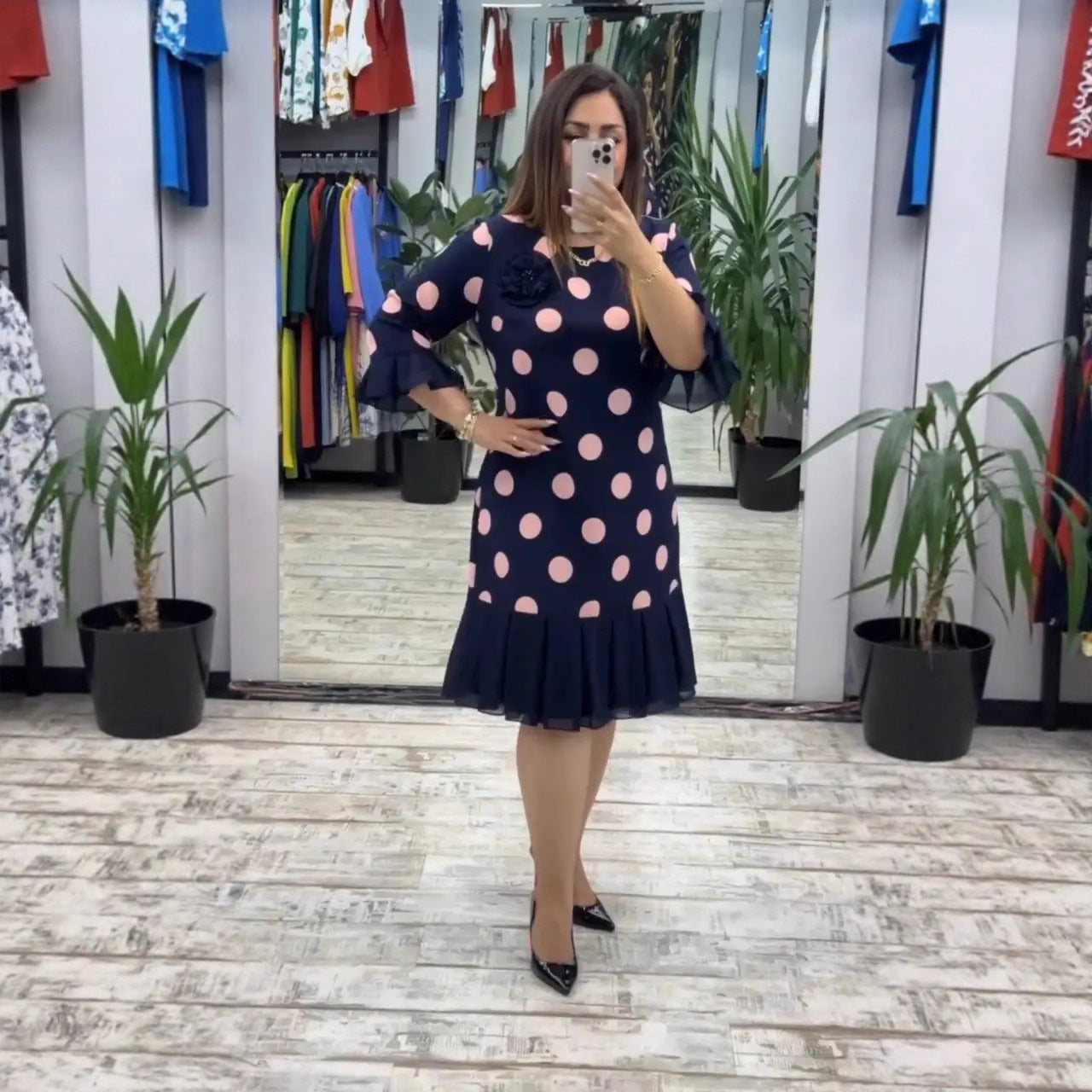 Women Dress | Casual Summer Modest Dress-Women Dress-Eltrendio