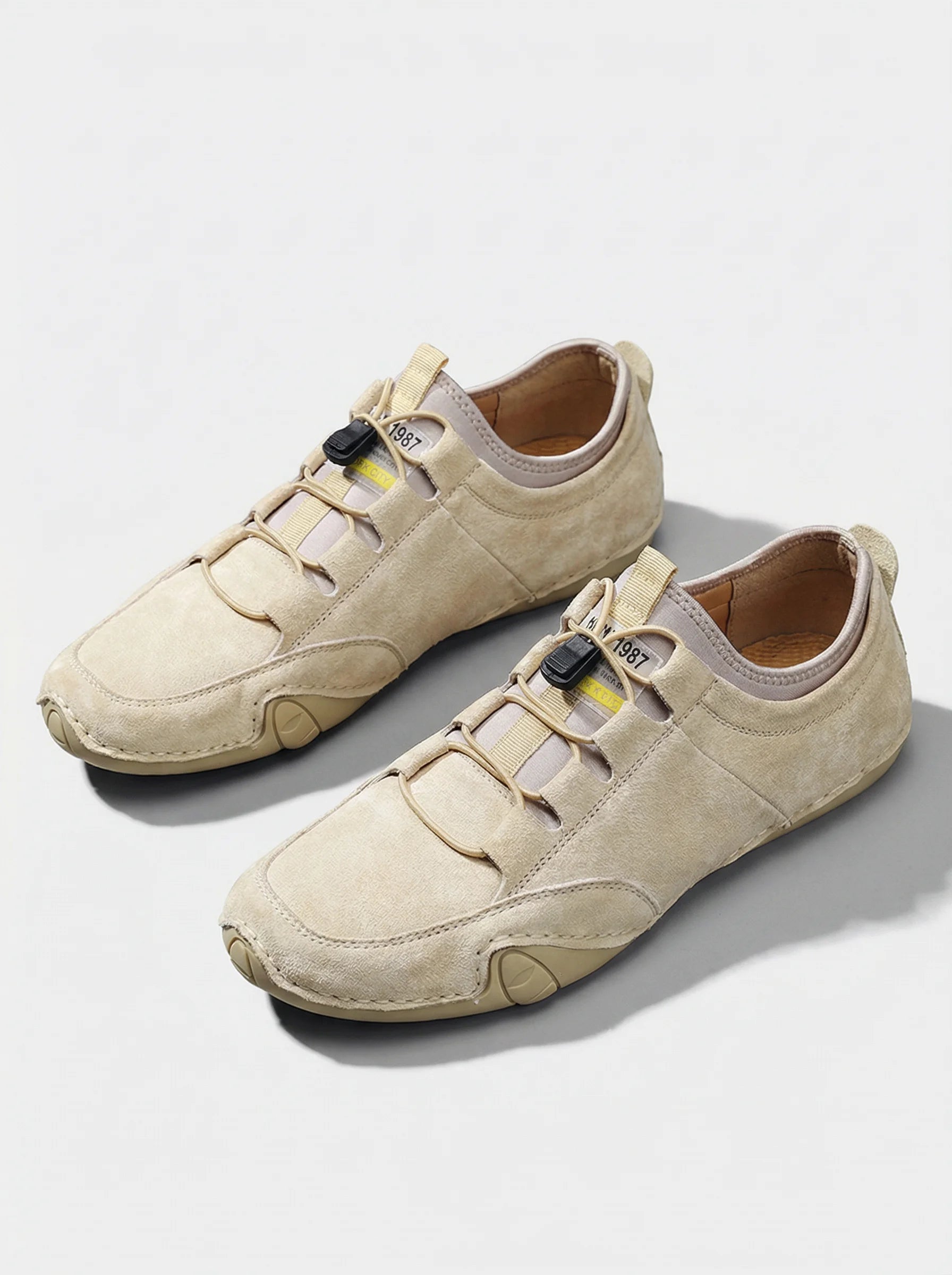 Men Slip On Trainers | Elastic Panel Design