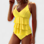 Tankini Sets | Layered Two Piece Swimsuit-Women Swimsuit-Eltrendio