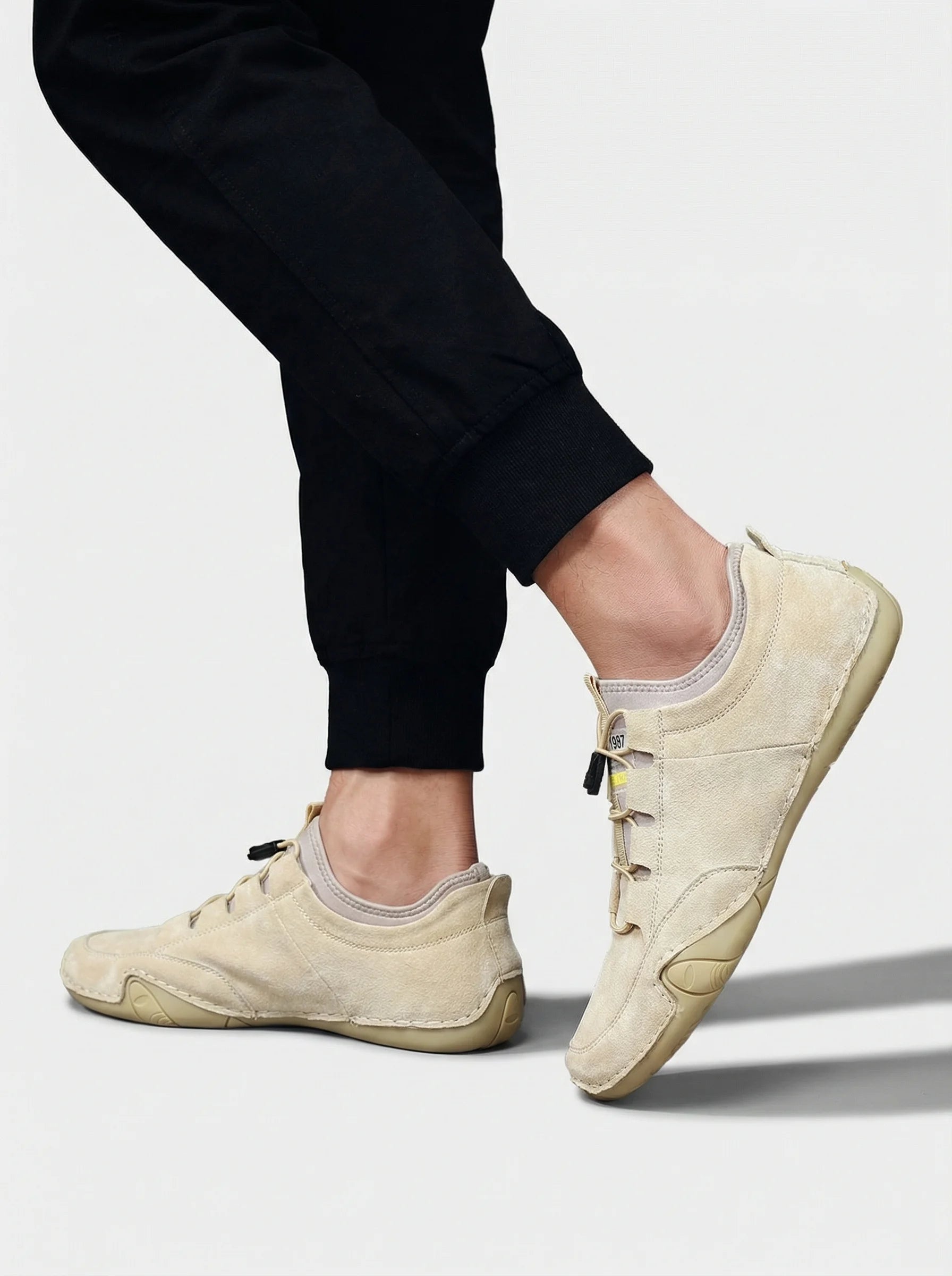 Men Slip On Trainers | Elastic Panel Design