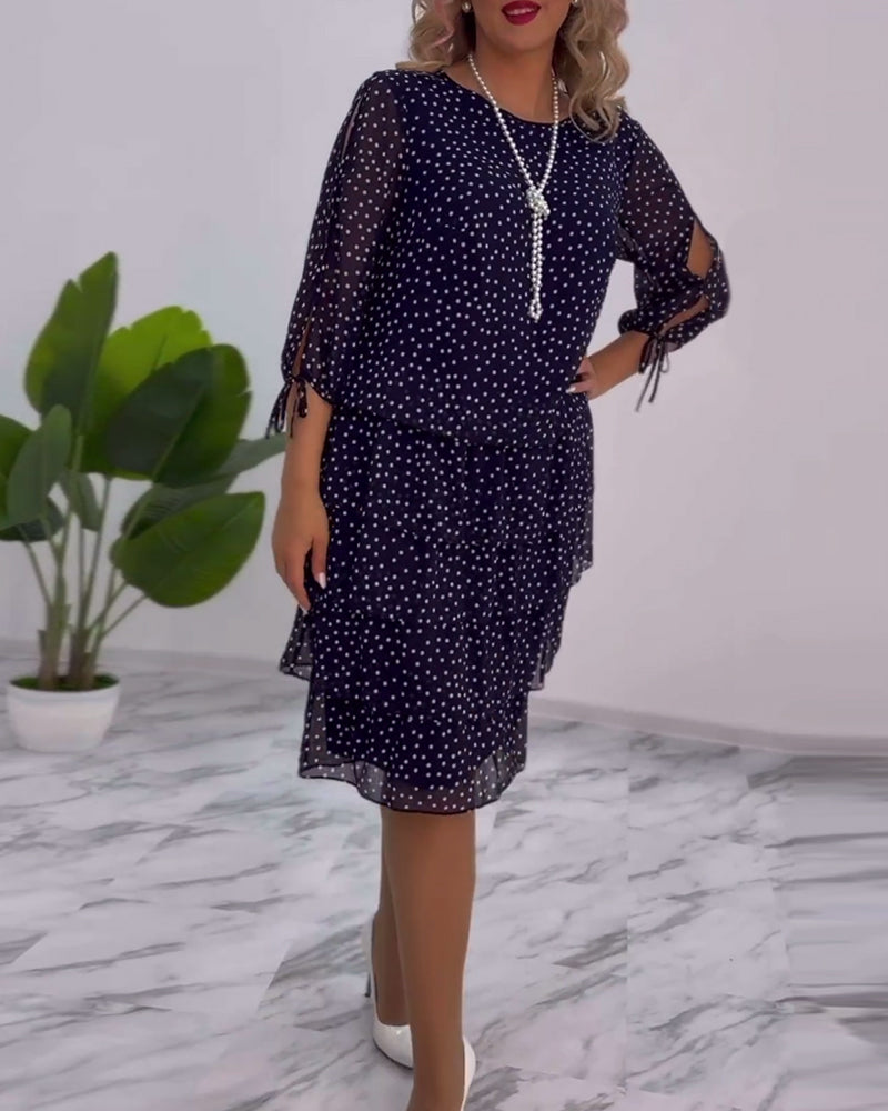 Women Dress | Elegant Summer Midi Dress-Women Dress-Eltrendio