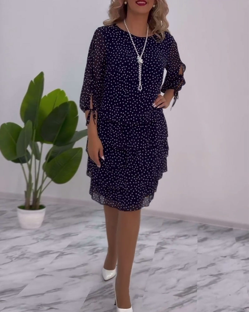 Women Dress | Elegant Summer Midi Dress-Women Dress-Eltrendio