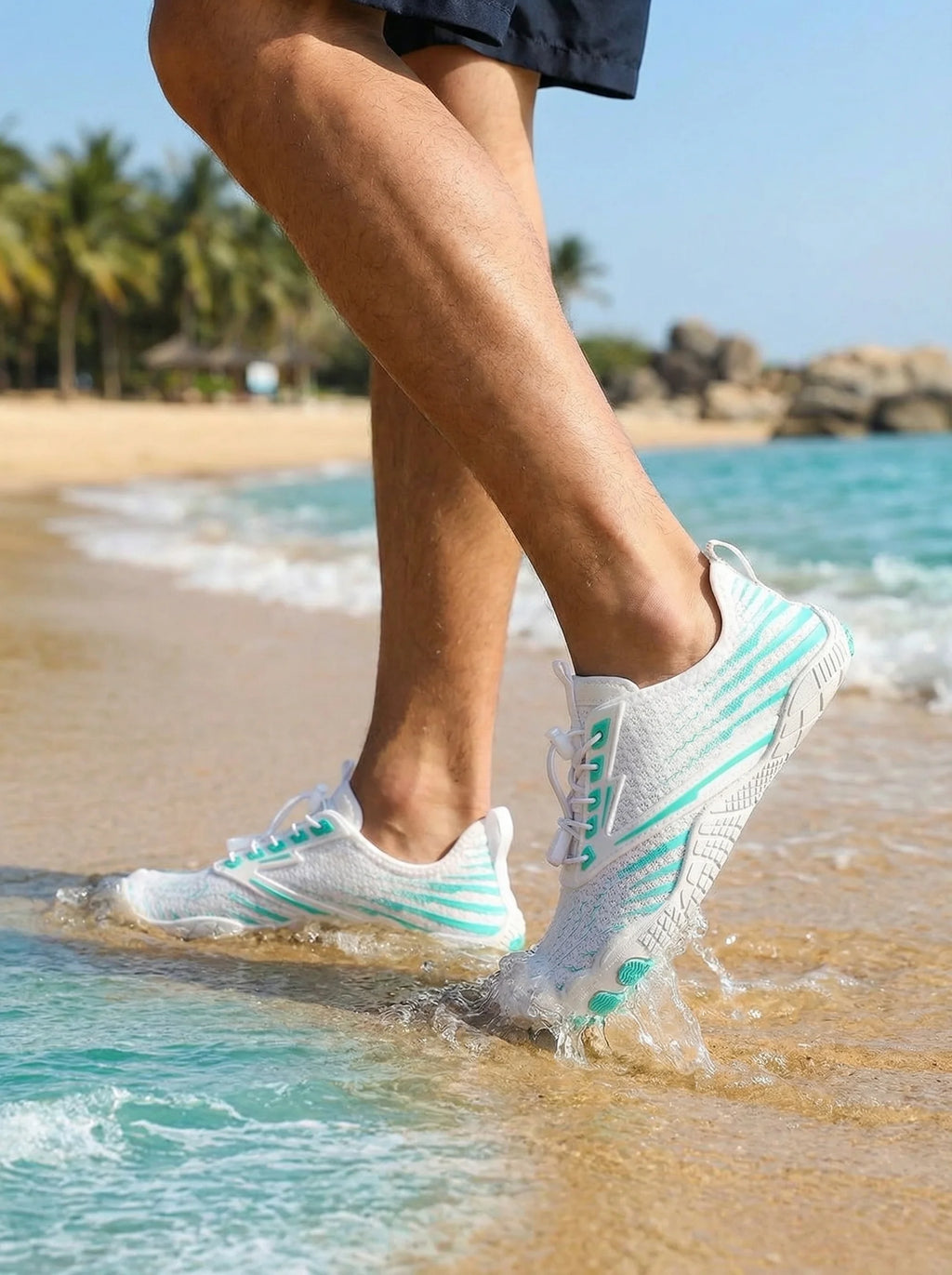 Water Shoes | Lace Up Aqua Swim Shoes-Water Shoes-Eltrendio