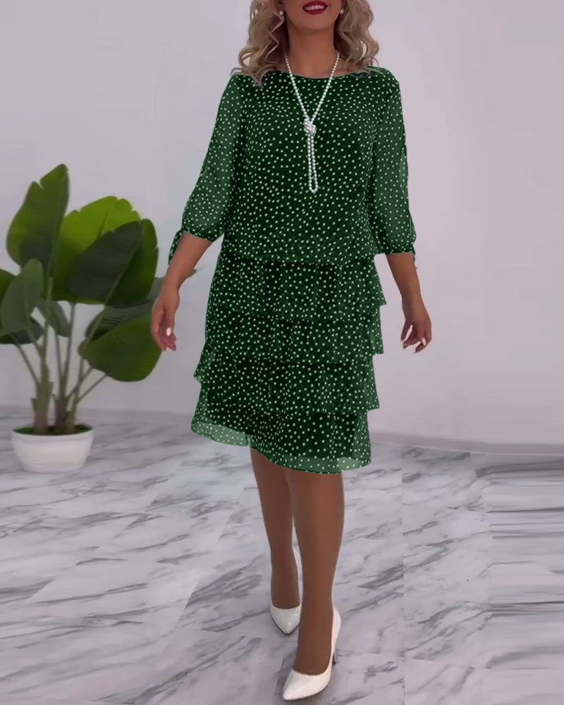 Women Dress | Elegant Summer Midi Dress-Women Dress-Eltrendio