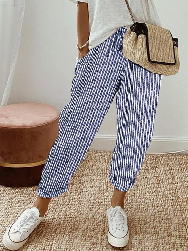Womens Trousers | Wide Leg Casual Pants-Women Pants-Eltrendio