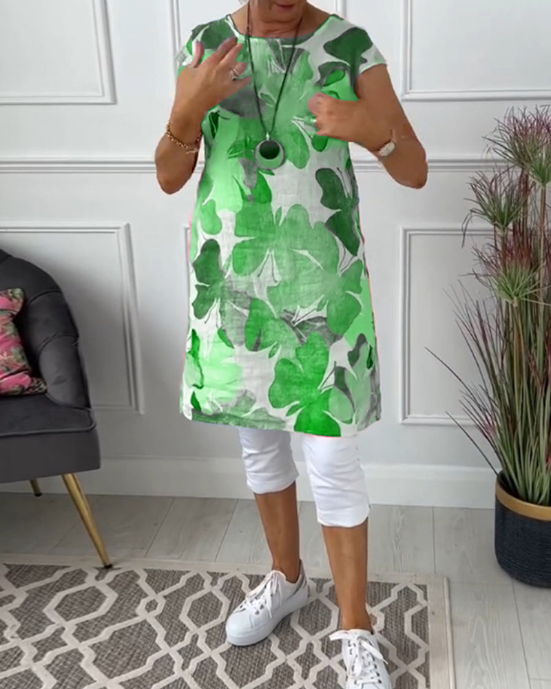 Women Dress | Floral Casual Midi Dress-Women Dress-Eltrendio