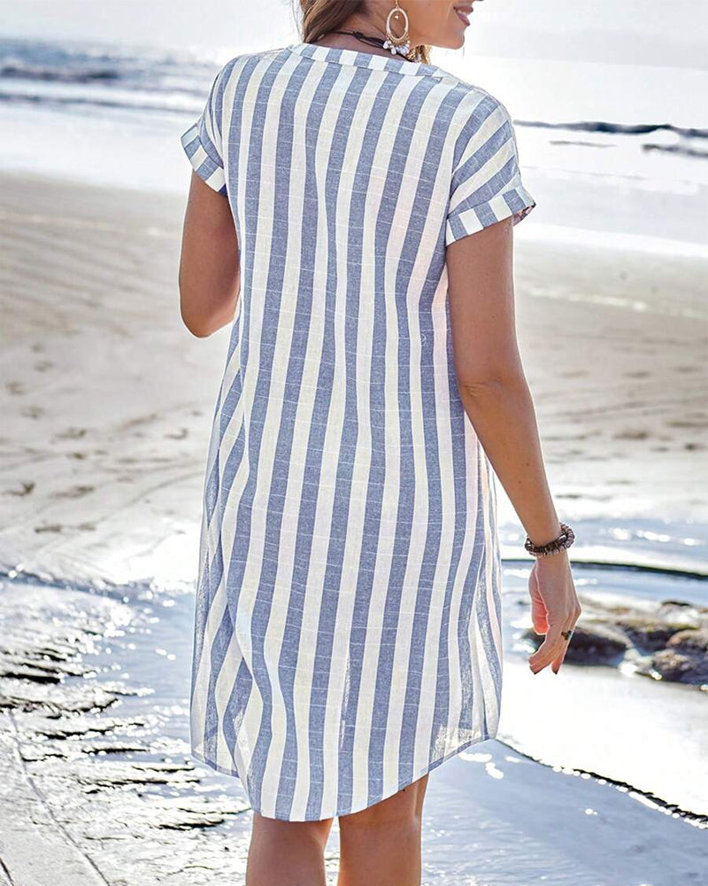 Amelia | Beach Shirt Dress Women-Women Dress-Eltrendio