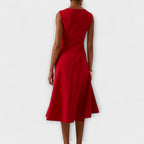 Midi Dress | Evening Wedding Guest Dress-Women Dress-Eltrendio