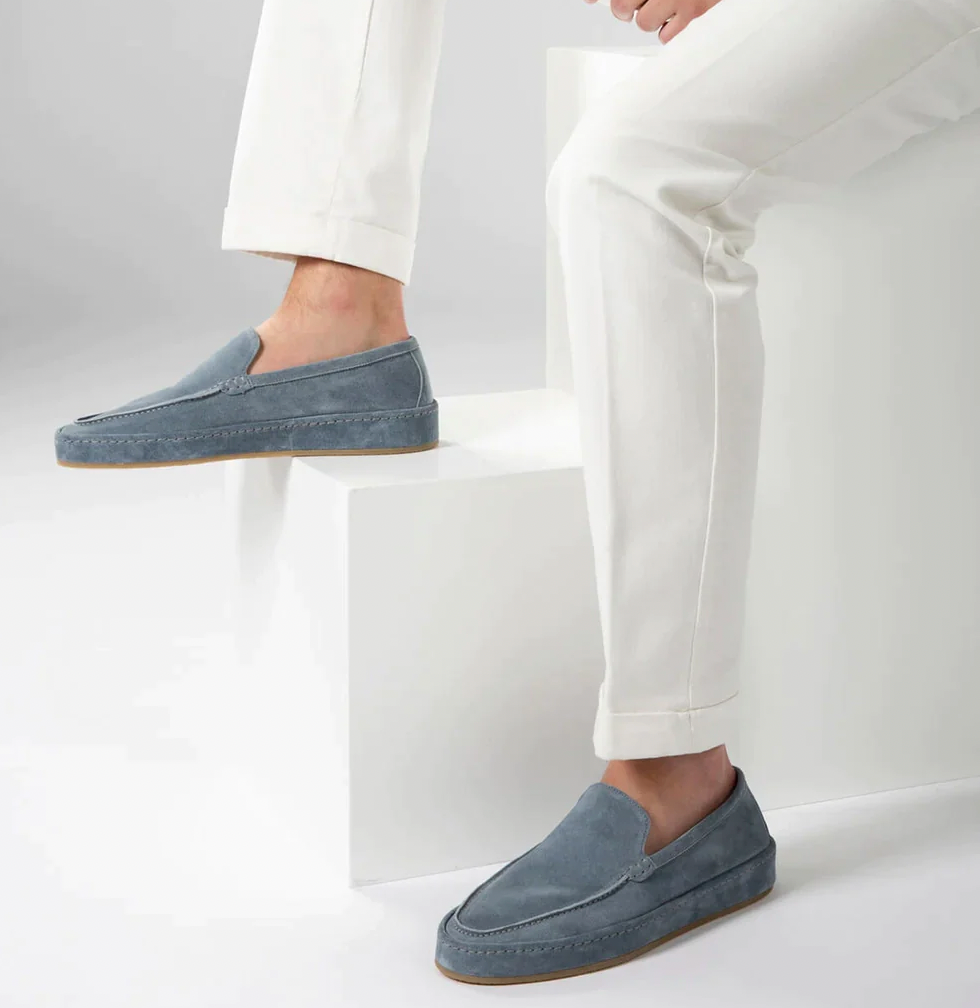 Sandford | Men’s Slip On Loafers | Moc Toe Low Profile Casual Wear-Men Shoes-Eltrendio