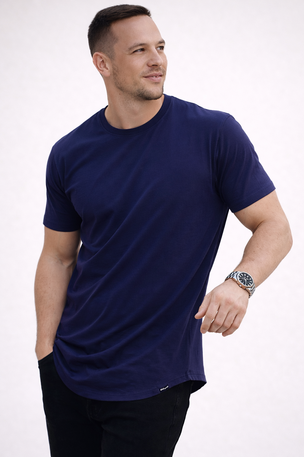 Oakmere | Men’s Crew Neck T Shirt | Short Sleeve Solid Colour Daily Wear-Men T-Shirt-Eltrendio