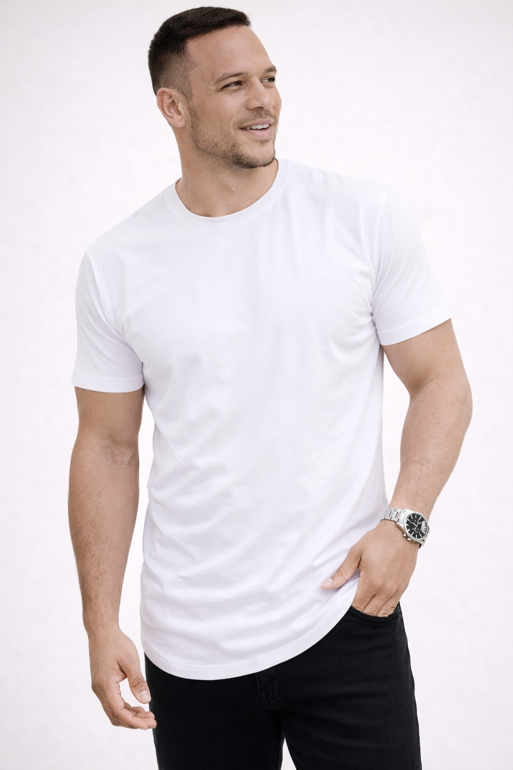 Oakmere | Men’s Crew Neck T Shirt | Short Sleeve Solid Colour Daily Wear-Men T-Shirt-Eltrendio