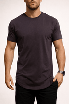 Oakmere | Men’s Crew Neck T Shirt | Short Sleeve Solid Colour Daily Wear-Men T-Shirt-Eltrendio