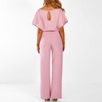 Women Jumpsuit | Formal Wide Leg Romper-Women Jumpsuit-Eltrendio