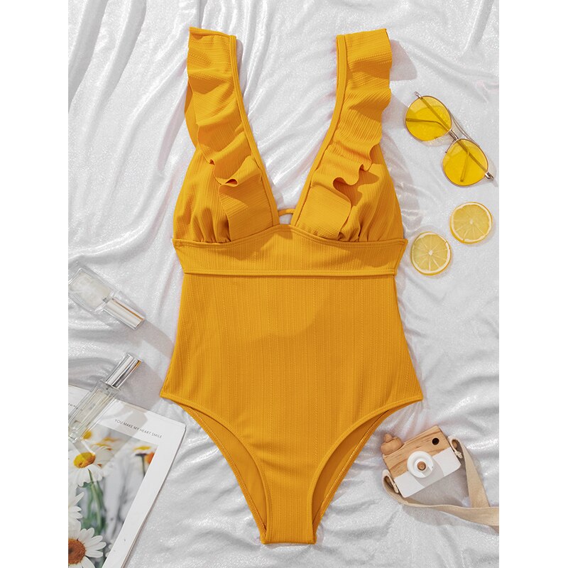 Tummy Control Swimsuit | One Piece Beach Wear-Women Swimsuit-Eltrendio