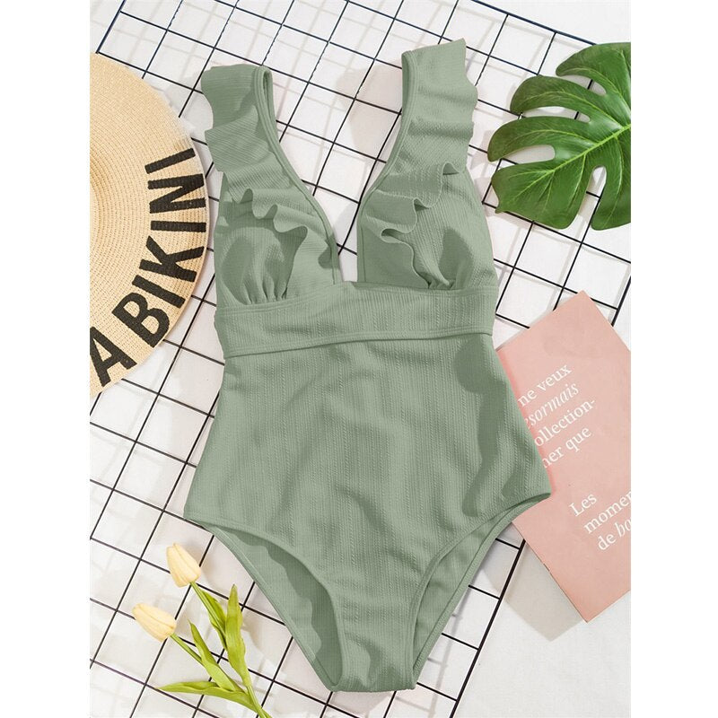 Tummy Control Swimsuit | One Piece Beach Wear-Women Swimsuit-Eltrendio