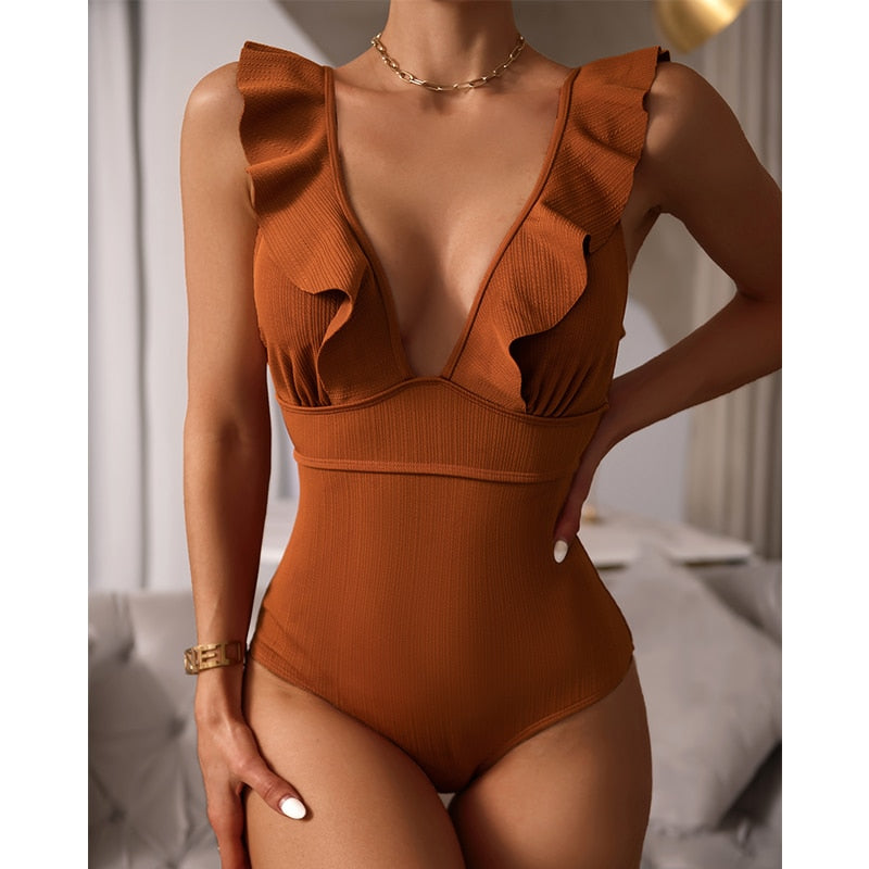 Tummy Control Swimsuit | One Piece Beach Wear-Women Swimsuit-Eltrendio