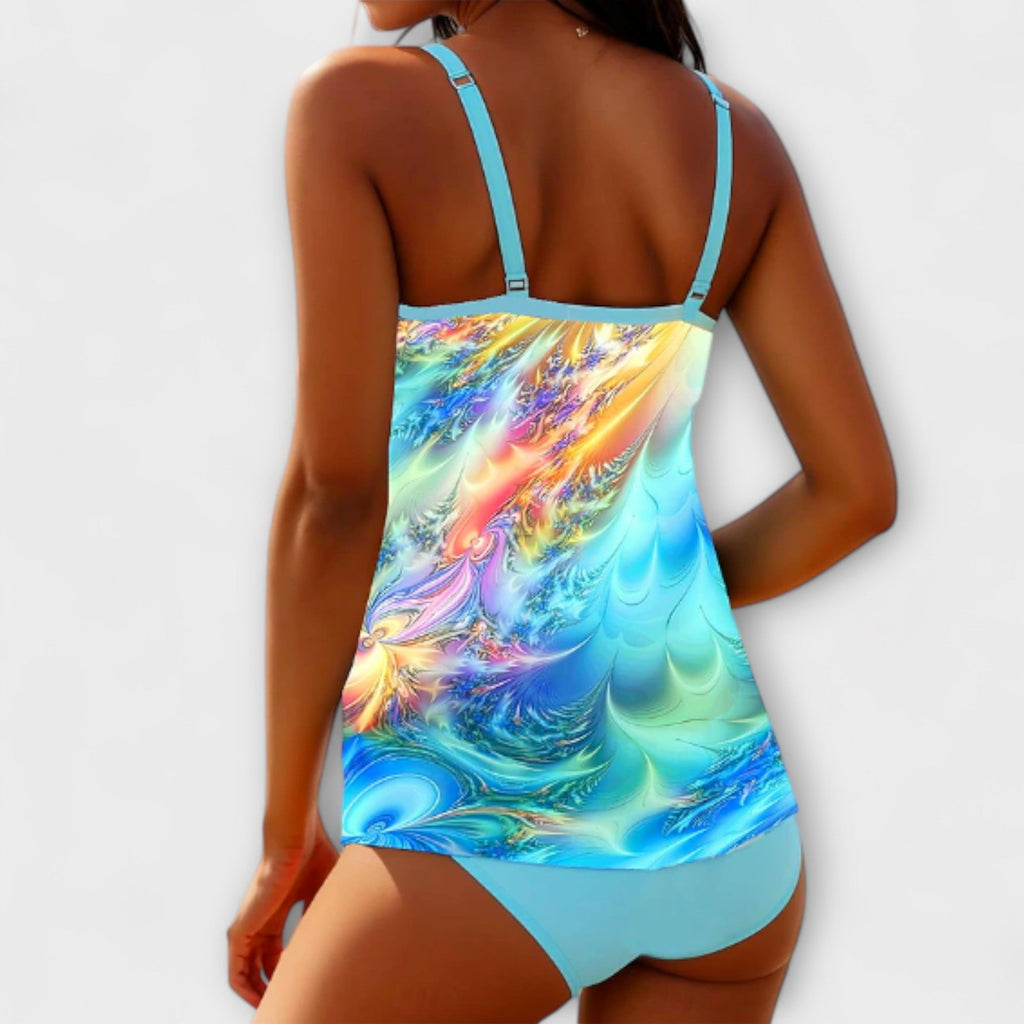 Women Swimsuit | Colourful Two Piece Bikini-Women Swimsuit-Eltrendio