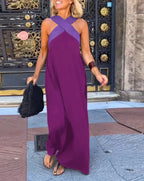 Women Dress | Elegant Maxi Wedding Guest Dress-Women Dress-Eltrendio